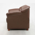 Reclining Leather Foam Cushions Combination Sofa