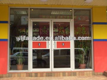 professional aluminum entry spring door two side open and sound insulation