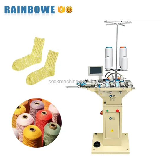 Price of Straight Two Motor Socks Knitting and Sewing Machine Linking Machines