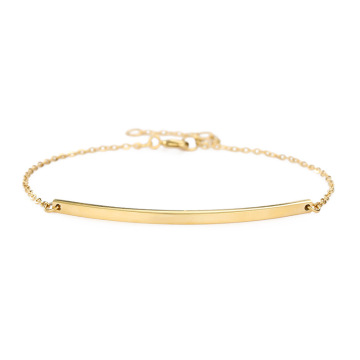 Stainless Steel Engraved Bracelet for Women - Niche Minimalist Design, Fade-Resistant