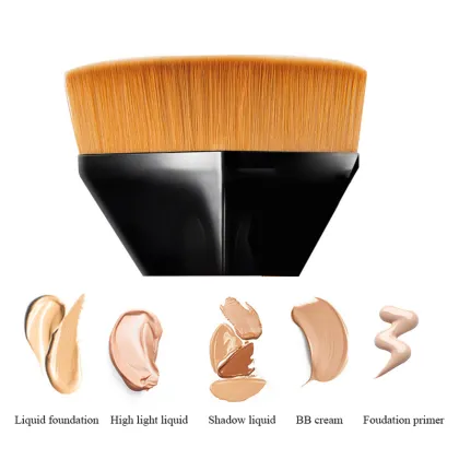 Customizable Logo Pink Magic Makeup Liquid Foundation Brush