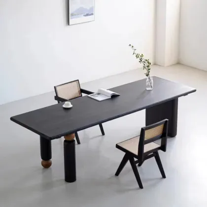 Premium Solid Wood Luxury Dining Table for Restaurant Dining Room