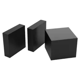 Resilient Black Rubber Shock Pads