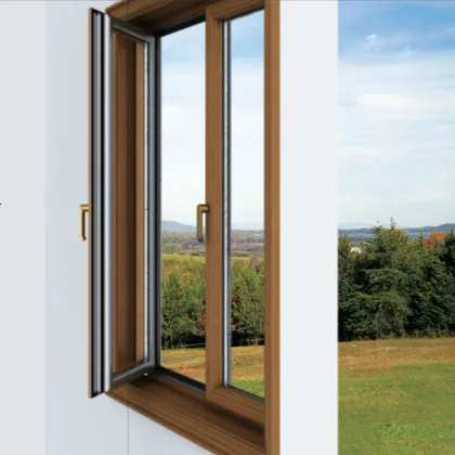 wood and aluminium door and window frames blind window glass window