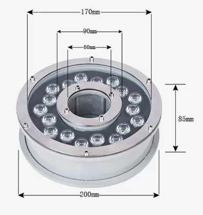 Top sale 18W outdoor Led fountain lights