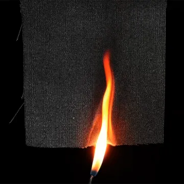 Thick, durable cotton fabric with waterproof, fireproof, and flame retardant properties on both sides