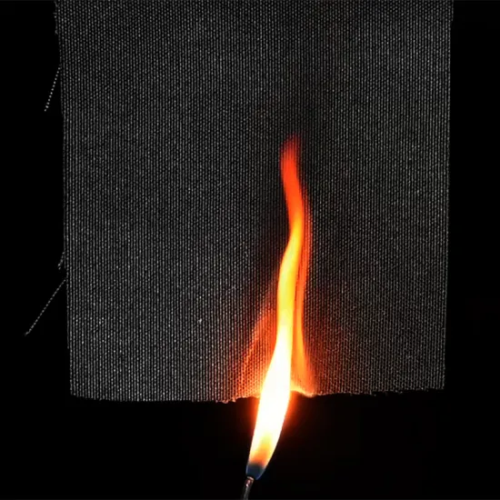 Thick, durable cotton fabric with waterproof, fireproof, and flame retardant properties on both sides