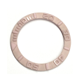 Pink Watch Ceramic Bezel With Convex Scale