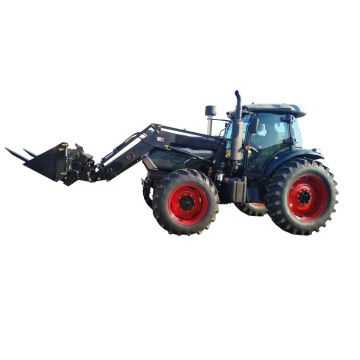 Agricultural Tractor with User-Friendly Home Use Backhoe
