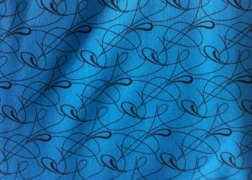 Polyester transfer printed twill microfiber peach skin fabric