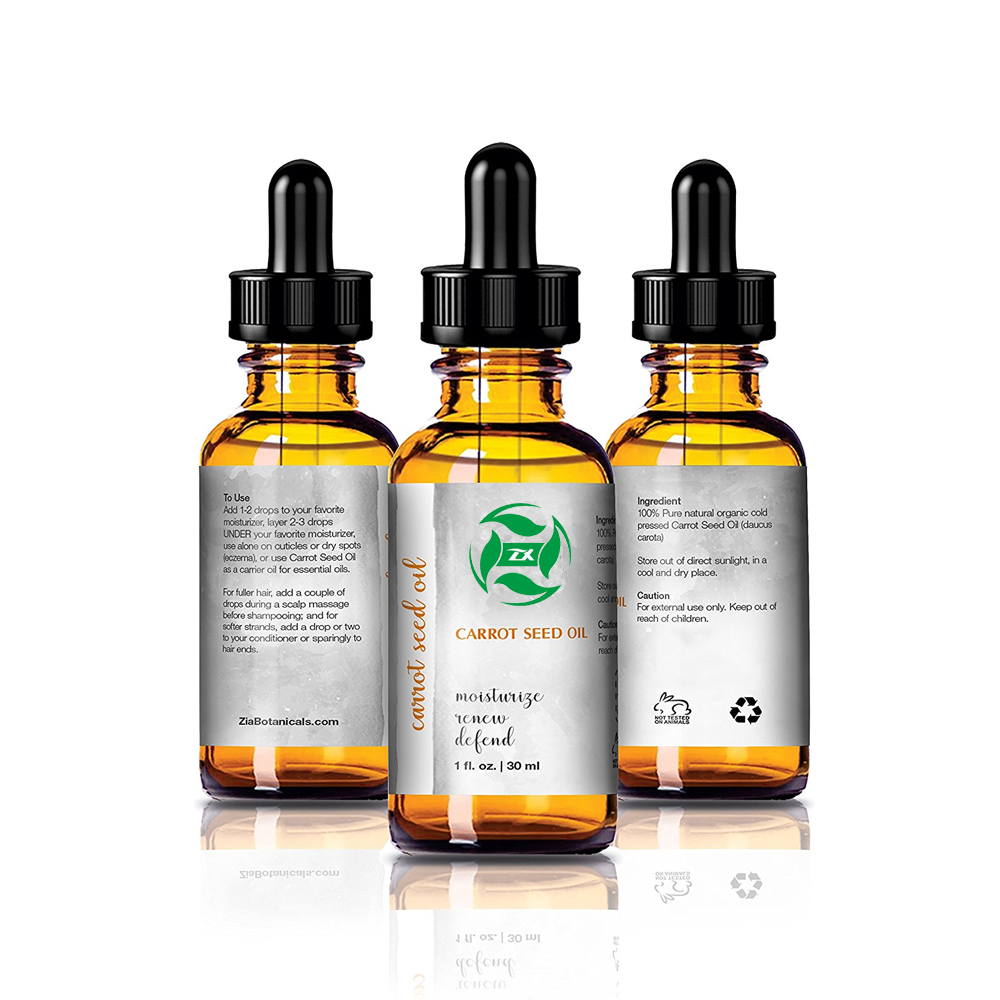 CARROT SEED OIL 100 % 천연 냉간 압착