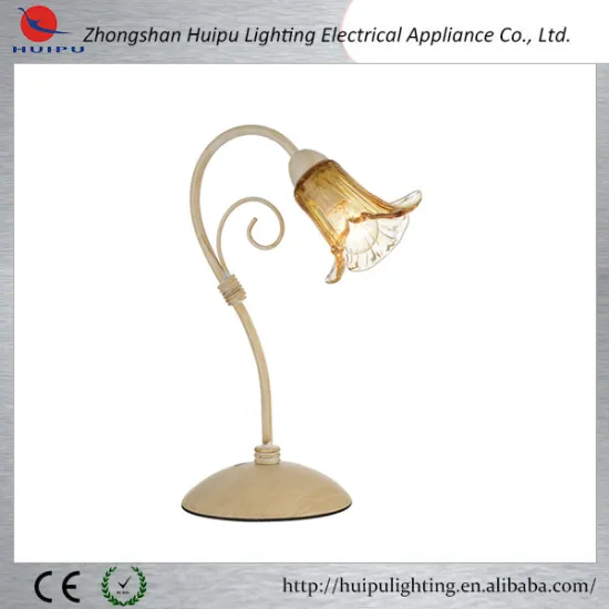 decorative bedside wrought iron table lamp made in china