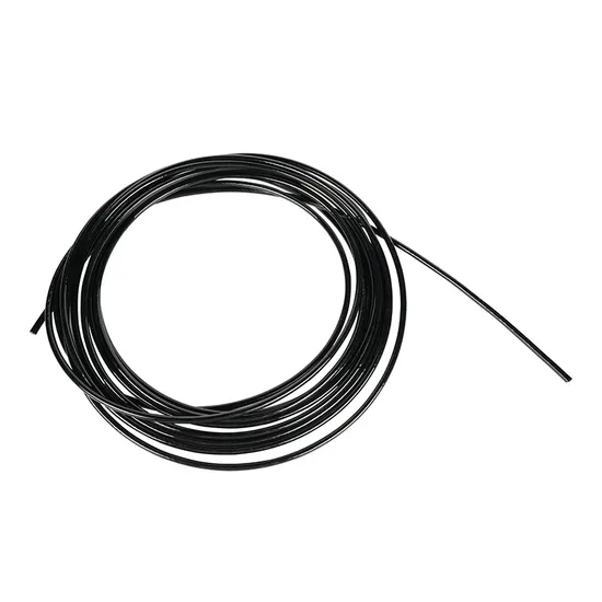 High Tensile Black PU/PA Plastic Coated Wire Rope