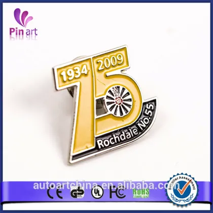 Soft enamel cool metal lapel pin badge wedding souvenirs lapel pin badge