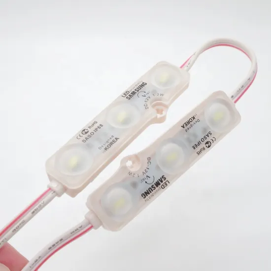 IP67 Outdoor LED Module with Wide Angle, 12V Injection ABS Backlight for LED Signs and AD Light Boxes - 3 LEDs, 1.2W SMD 5730 LST