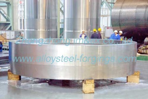 1000mm Thickness Heat Treatment Forging, S355+n Forged Steel Rings For Pressure Vessel