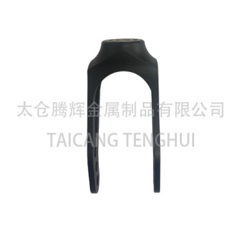 Stable wheelchair front fork