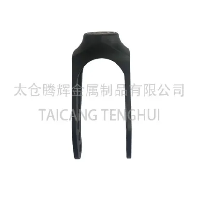 Stable wheelchair front fork