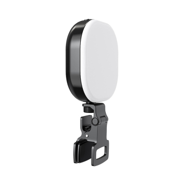 Wiederaufladbare Clip -On -Selfie -Ringlicht - 5 Farbmodi für Vlogs &amp; YouTube