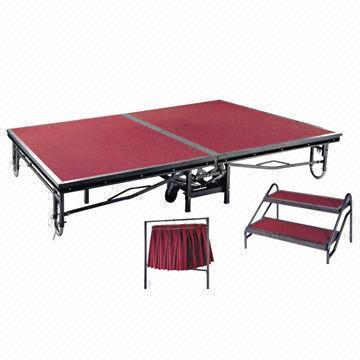 Aluminum Glass Stage, Easy to Dismounting and Assembling