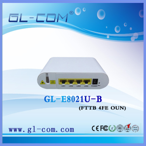 FTTH China Manufacturer 4 Fast Ethernet EPON ONU 4 FE Ports Compatible With Huawei ZTE Communication Equipment