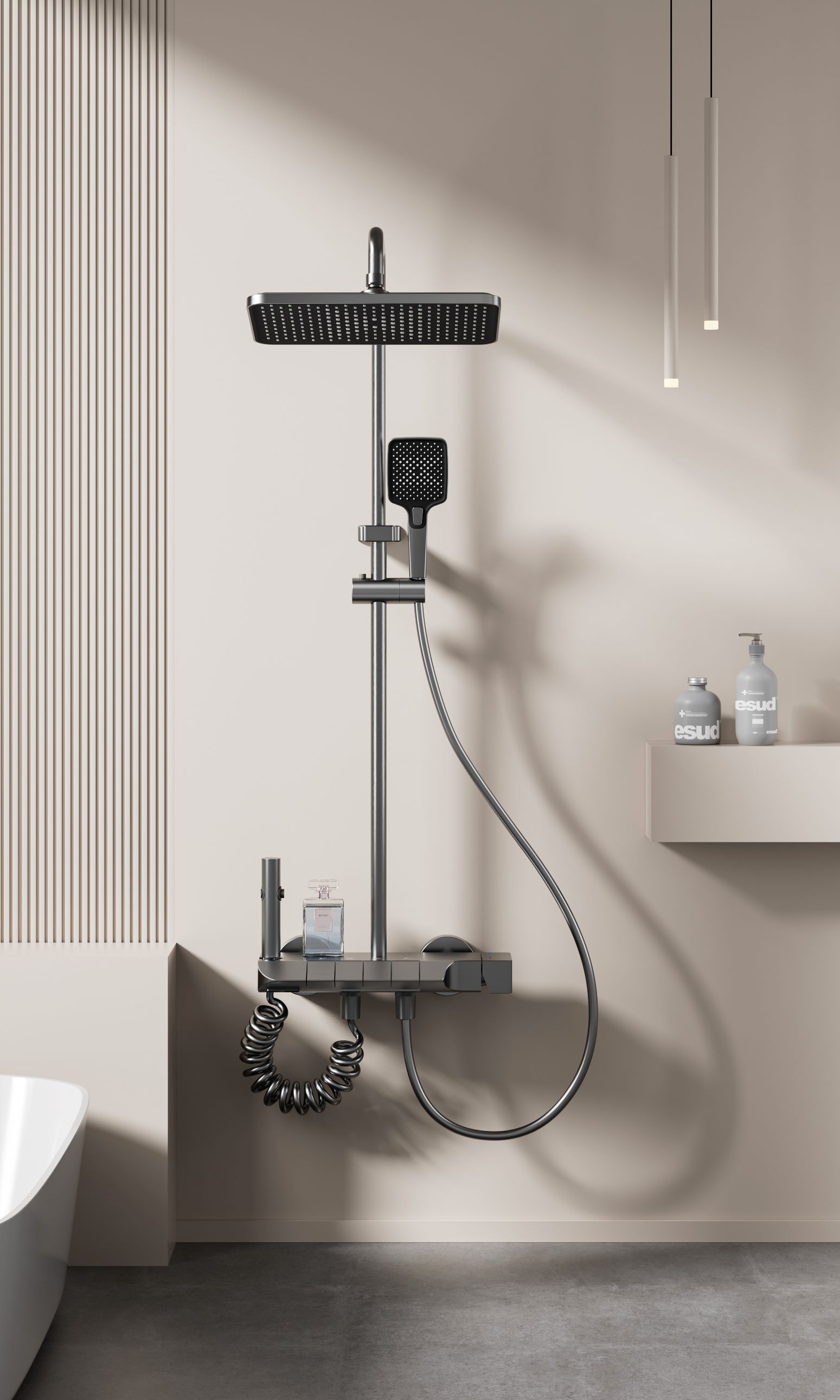 High Quality Hot Cold Tap Bathroom Shower Set