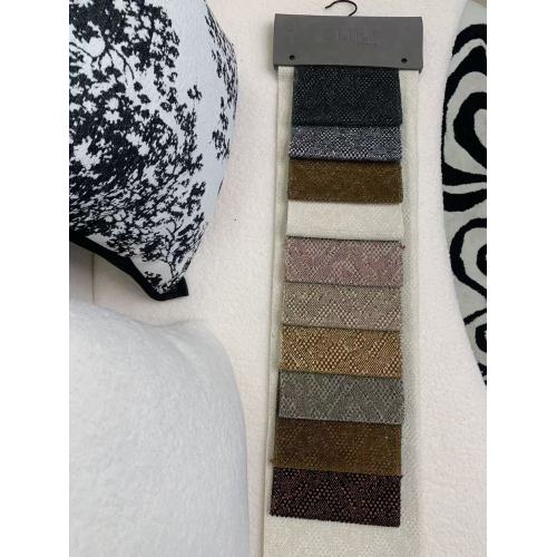 Tissu d'ameublement texturé élégant