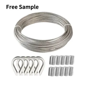 Stainless Steel Wire Rope 7x19 - 24mm Diameter
