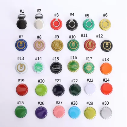 Custom 26mm Crown Beer Caps - Metal and Tinplate for Soda Water Bottles
