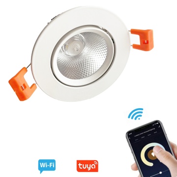 Στρογγυλό αλουμίνιο LED Downlight Housing IP44 Dimmable 1-10V Zigbee WiFi CCT Ρυθμιζόμενο