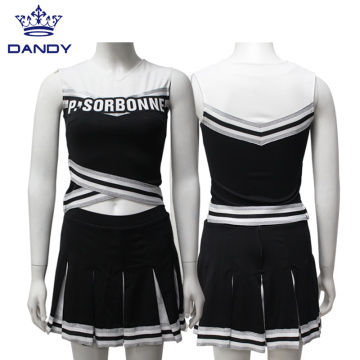 Customize cheap womens cheerleaders uniforms sexy skirt