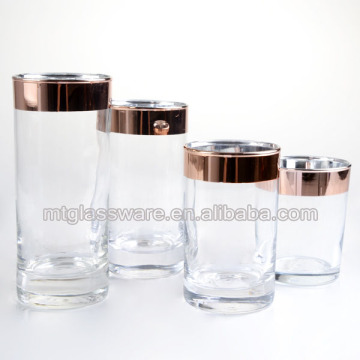 high quality rosegold water glass set drinking set dinner set