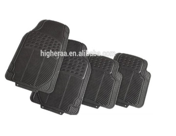 JD102-04 Classic Full Set Black PVC Car Floor Mats: Your Ultimate Protection Solution