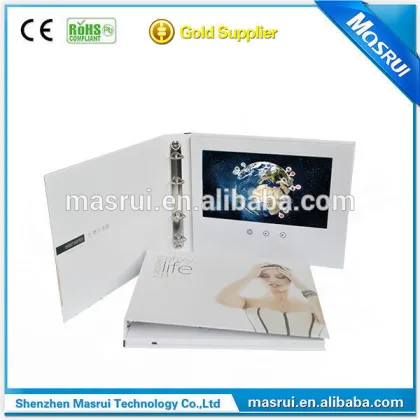 Android Brand new promotional lcd video brochure card module with WIFI