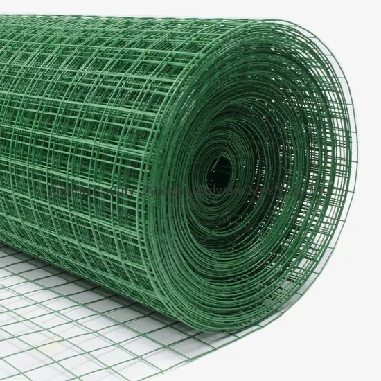 Green PVC Coated Welded Wire Mesh Roll