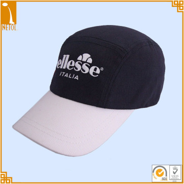 Common fabric 5 panels custom sports cap