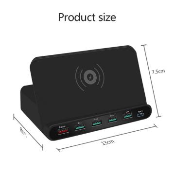 10W Fetile 6-Port USB Fast Charging Station