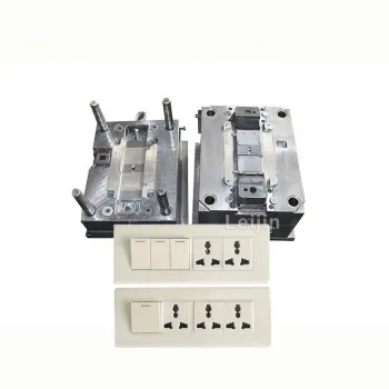 Custom Electrical Switch Box and Socket Plastic Injection Mould for Home and Office Decoration
