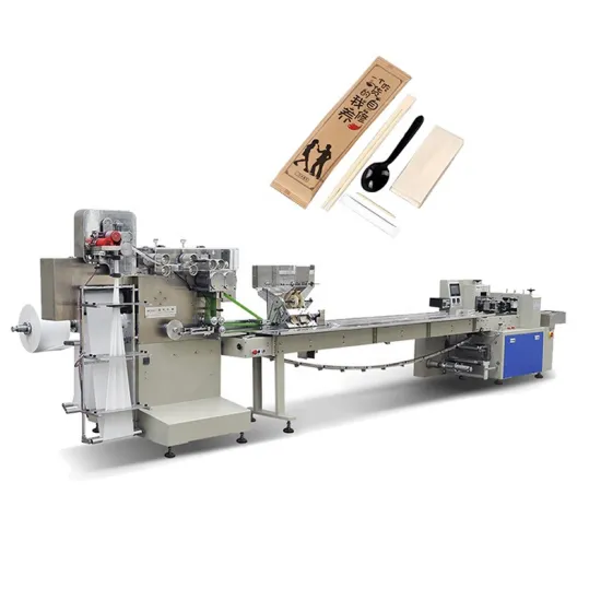 Auto Packing Machine for Wooden Airline Tableware and Chopsticks