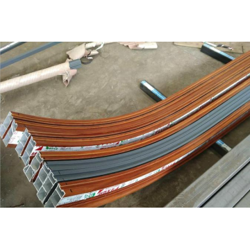 Wood grain bending aluminium profile