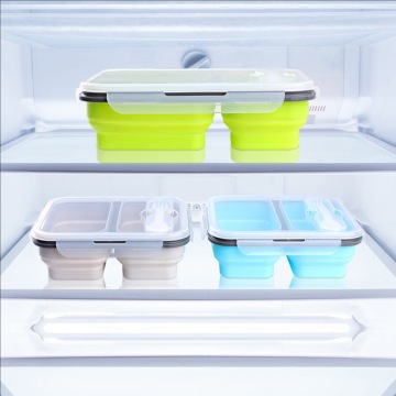 Wholesale Custom Microwave Safe Silicone Lunch Box for Back to School