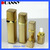 50ML COSMETIC SPRAYER SQUARE AIRLESS BOTTLE,GOLD AIRLESS PUMP BOTTLE