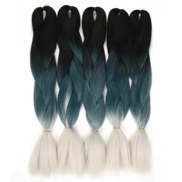 pure Color Braiding HairJumbo Braiding Hair Extension YAKI Straight Expression Braid Hair Heat Resistant Fiber Hairpieces