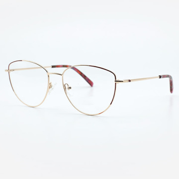 Bingkai Optik Wanita Cat Eye Metal