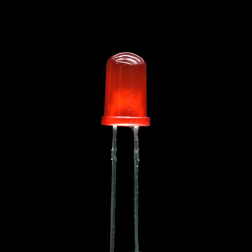 Super Bright 5mm Red diffused LED lamp 45-degree