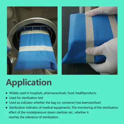 Factory Direct Medical Adhesives & Surgical Steam Indicator Tape - Jumbo Roll for Dental Clinics