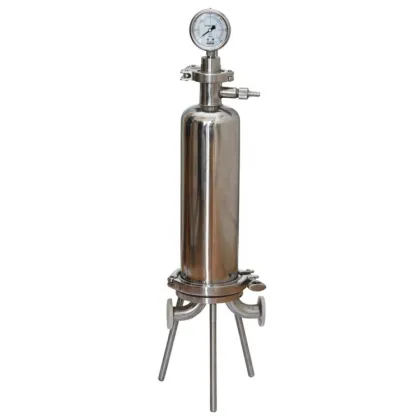 Food Grade Stainless Steel 304 316 Industrial Air and Steam Filter Housing for Hot Gases