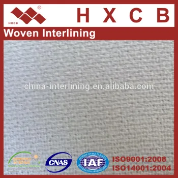 Polyester Fusible Woven Interlining&Lining Fabric Garment Accessories For Suits