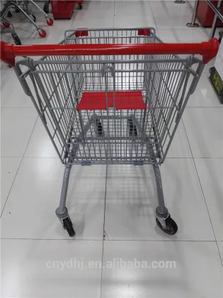 Wholesale American Style Supermarket Shopping Carts Trolleys