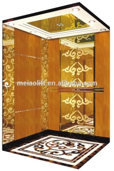 VVVF MRL passenger elevator lift with ISO 9001 approved